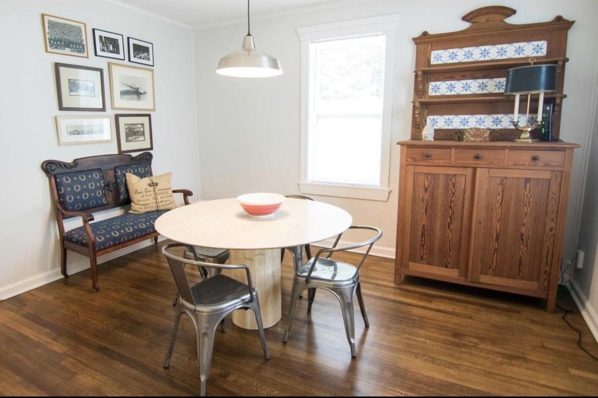 699 Shotwell Street Memphis, TN 38111 - Photo 16 of 33 Dining area with dark wood-style floors and ornamental molding