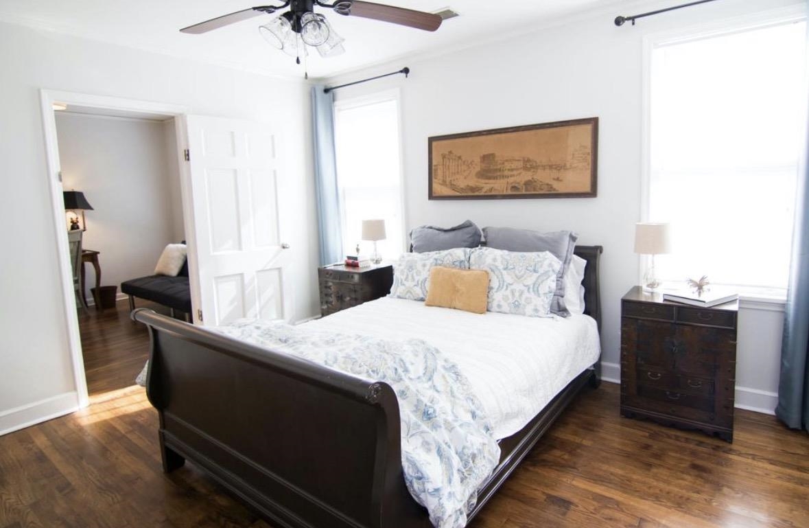 699 Shotwell Street Memphis, TN 38111 - Photo 18 of 33 Bedroom featuring dark wood finished floors and a ceiling fan