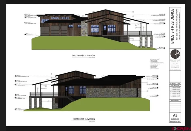 a view of a sign board with street