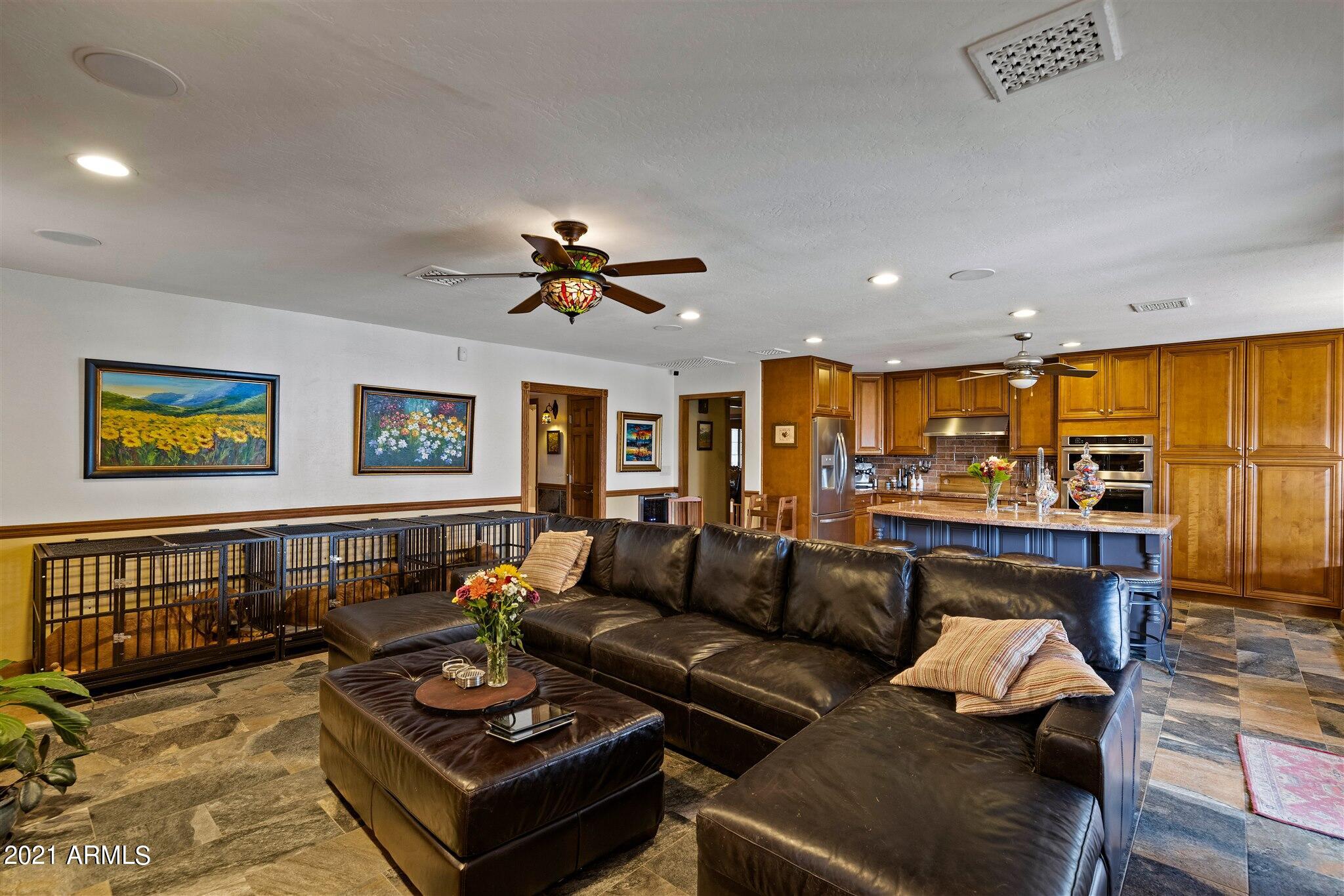 145 North Riata Street Gilbert, AZ 85234 - Photo 14 of 62 Family Room to Kitchen