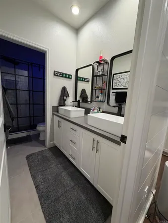 a bathroom with a toilet