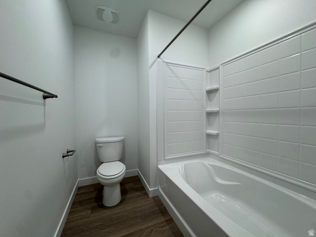 1883 West 1575th North, Unit 236 Layton, UT 84041 - Photo 17 of 22 Bathroom with shower / bath combination and dark wood-style floors