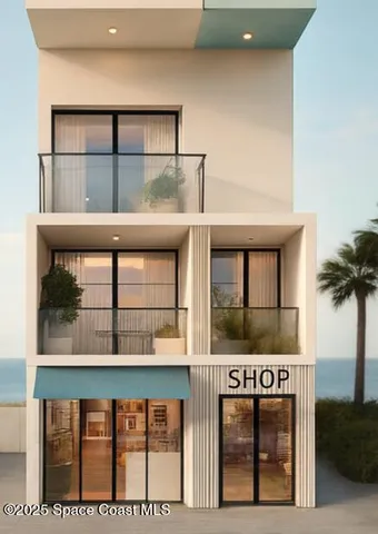 a view of front door