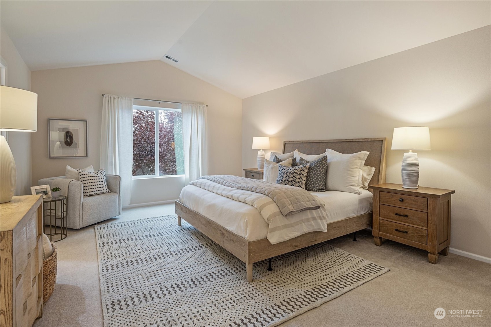 16023 35th Park Southeast Bothell, WA 98012 - Photo 16 of 34 a bedroom with a bed and wooden floor