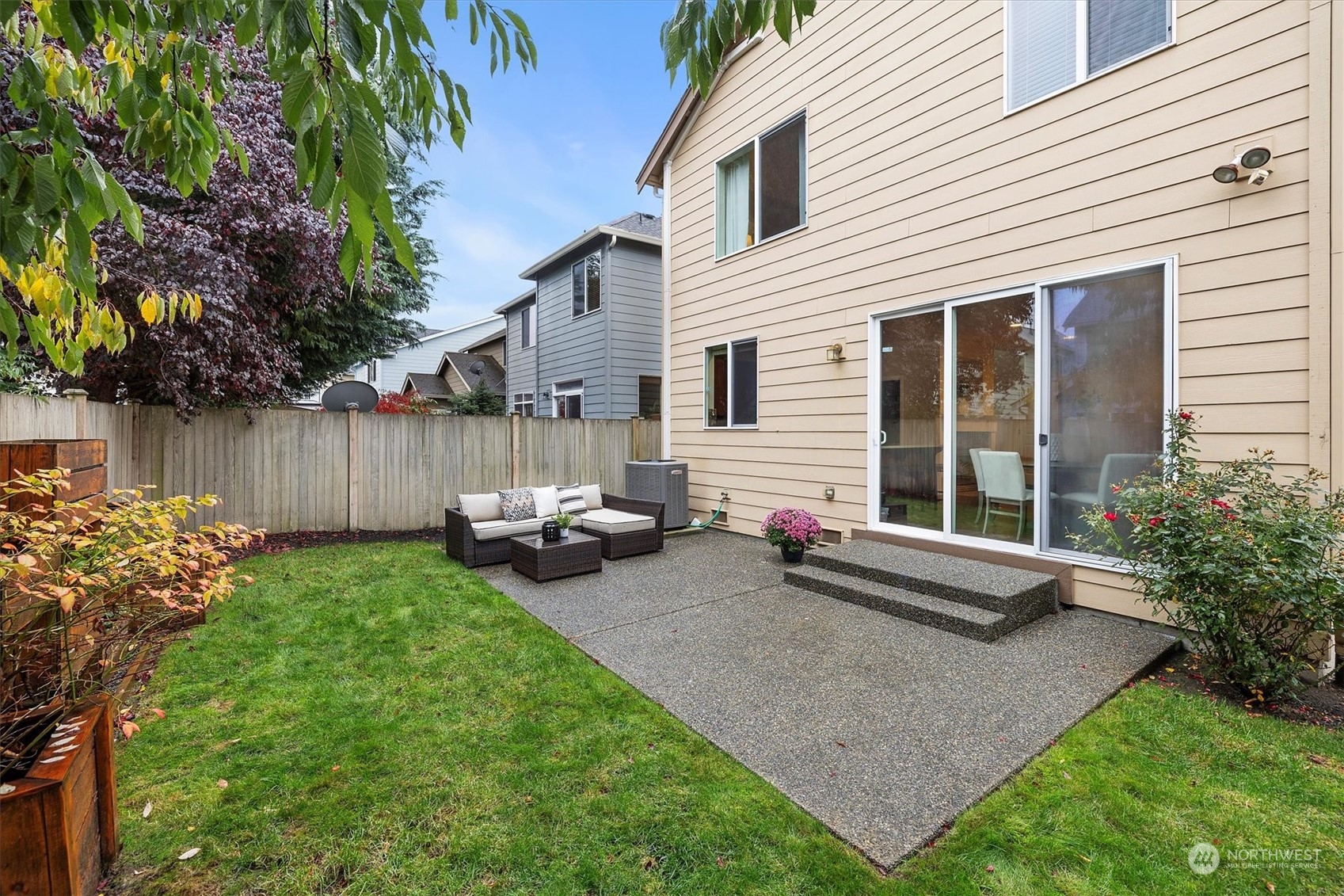 16023 35th Park Southeast Bothell, WA 98012 - Photo 26 of 34 a view of a house with a backyard and sitting area
