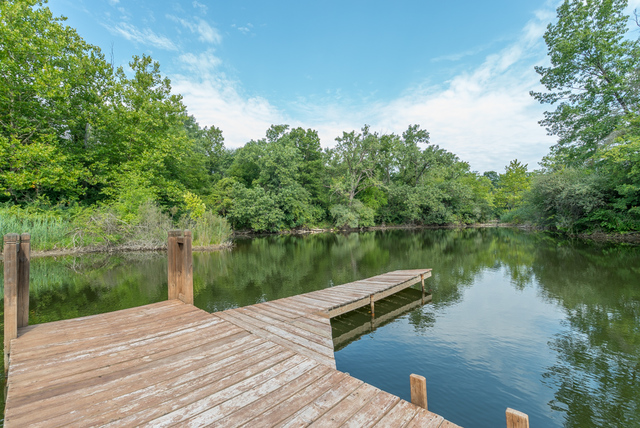 3030 North Jugtown Road Morris, IL 60450 - Photo 3 of 35 a wooden pier with lake view