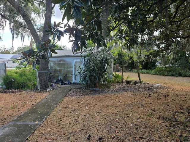 a view of a out door space area