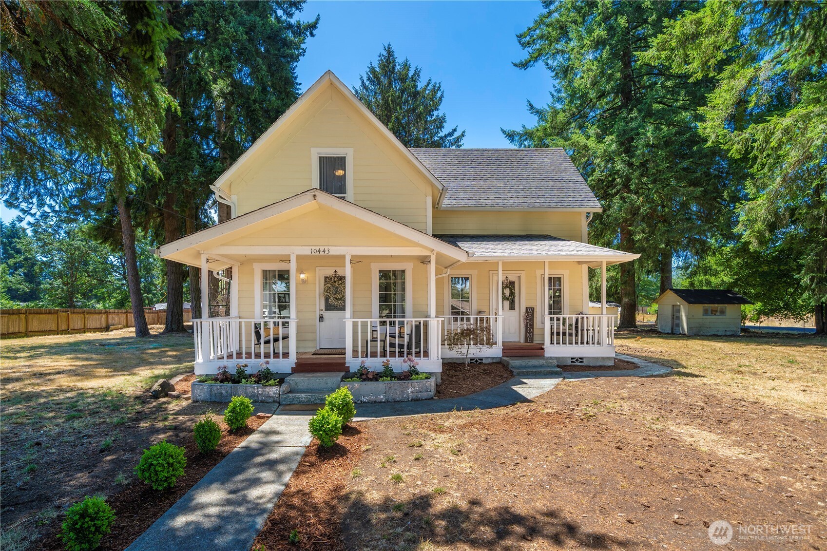 10443 184th Avenue Southwest Rochester, WA 98579 - Photo 26 of 38 a front view of a house with a yard