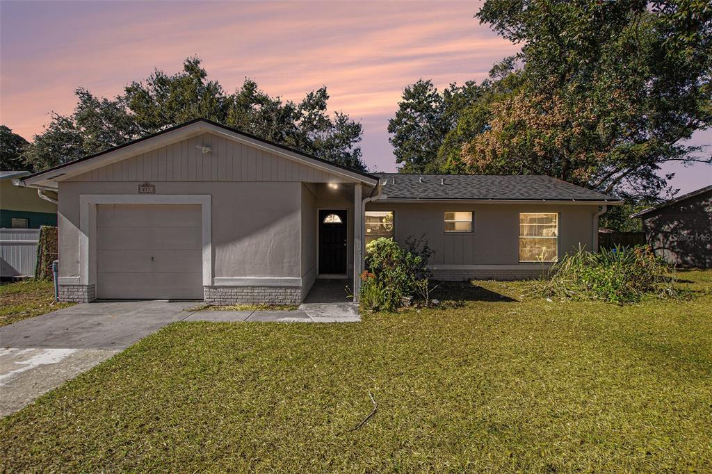 217 Faithway Drive Seffner, FL 33584 - Photo 1 of 29 front view of house with a yard