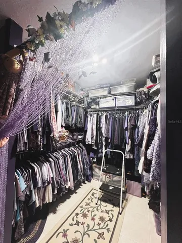 a kitchen with lots of counter top space