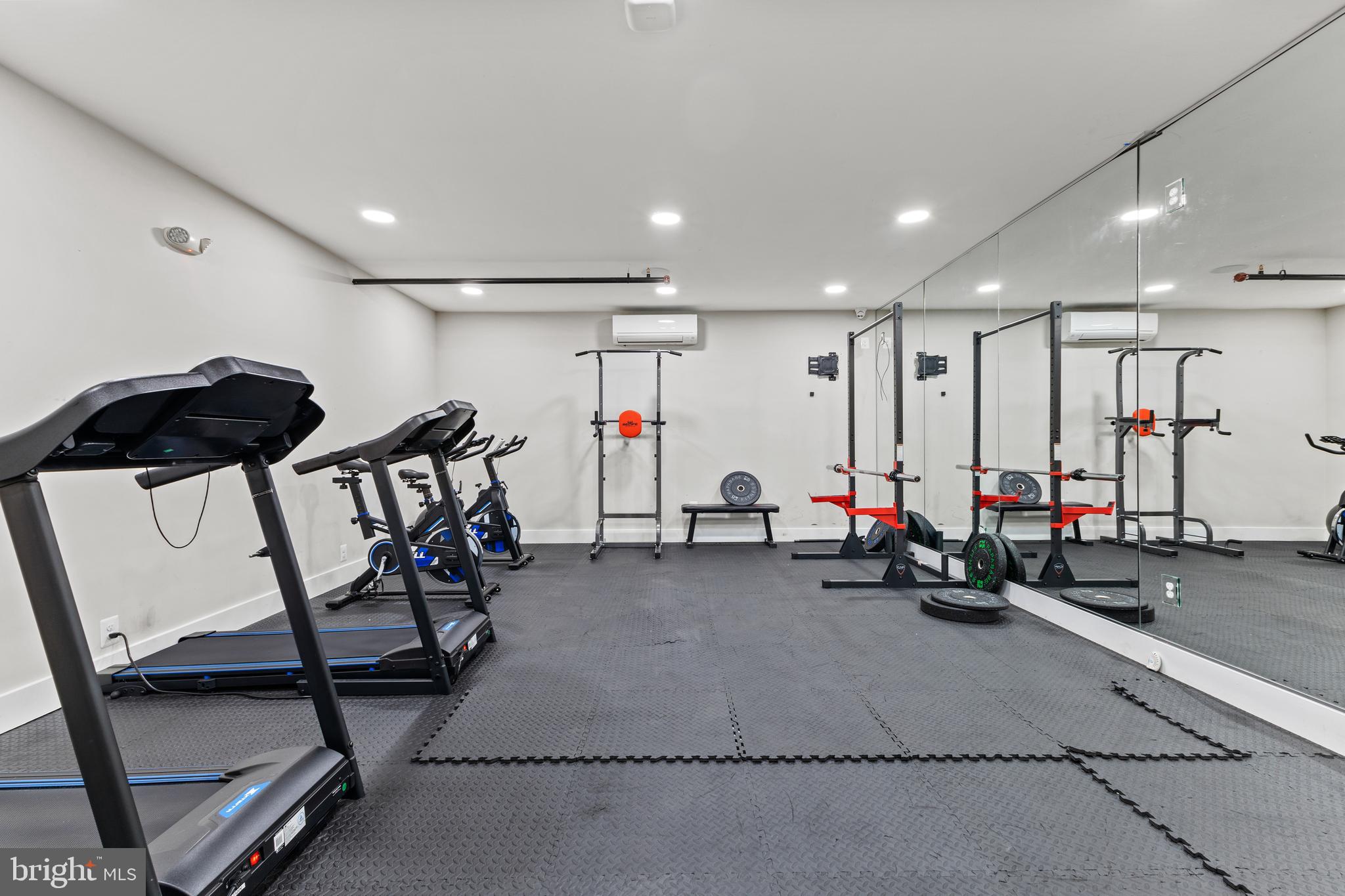 1028 Bladensburg Road Northeast, Unit 37 Washington, DC 20002 - Photo 27 of 29 a view of a room with gym equipment