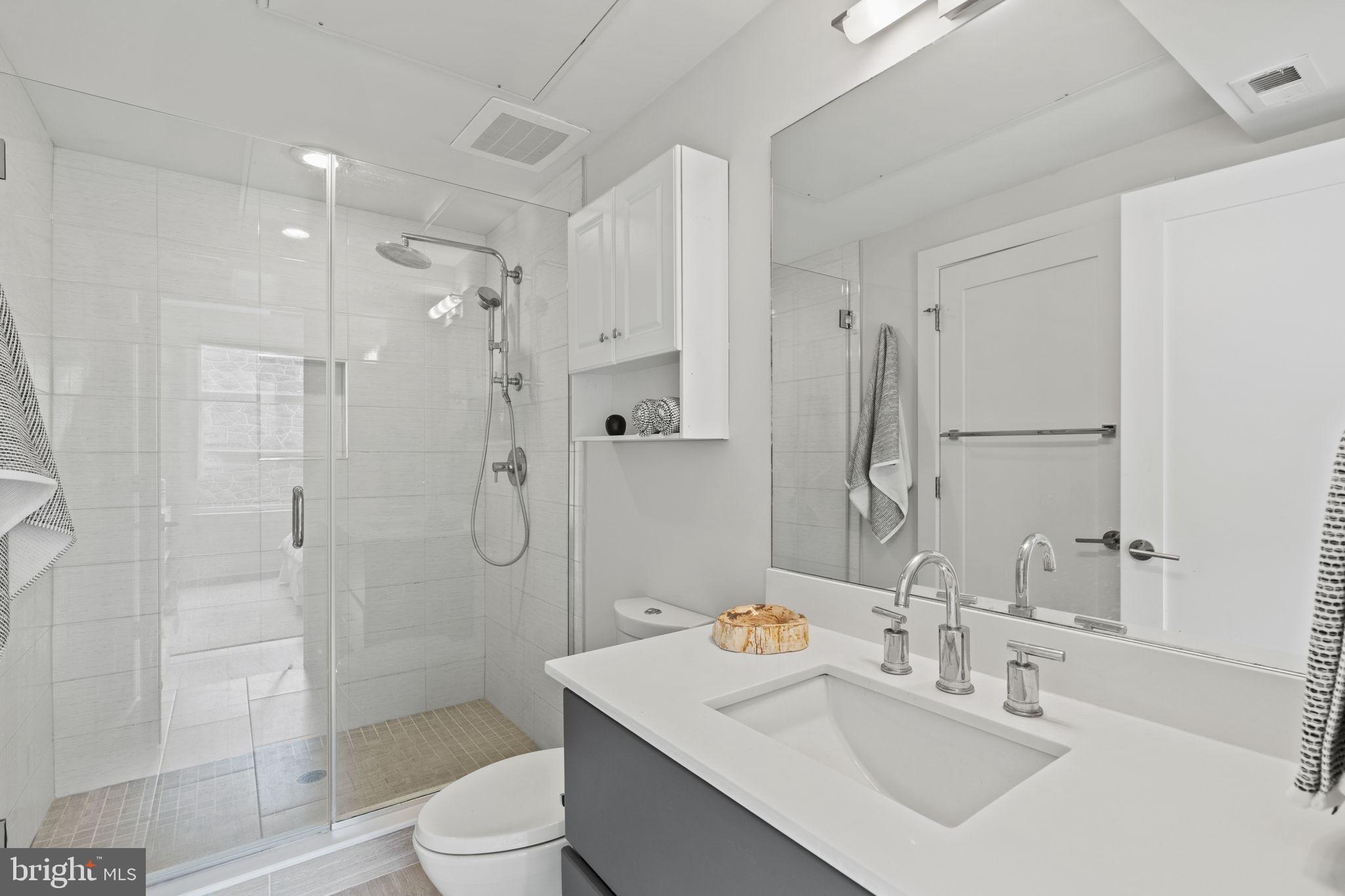 2337 Champlain Street Northwest, Unit 105 Washington, DC 20009 - Photo 4 of 26 Lux bathroom w/gorgeous tiled shower