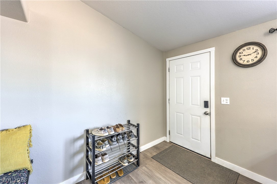 348 Tres Palomas Street Overton, NV 89040 - Photo 6 of 41 Step into this welcoming entryway featuring durable flooring and convenient storage.