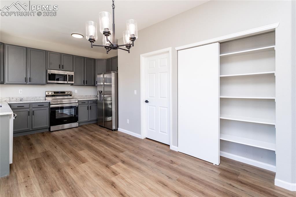 890 Rancher Drive Fountain, CO 80817 - Photo 16 of 42 This view shows the HUGE pantry.