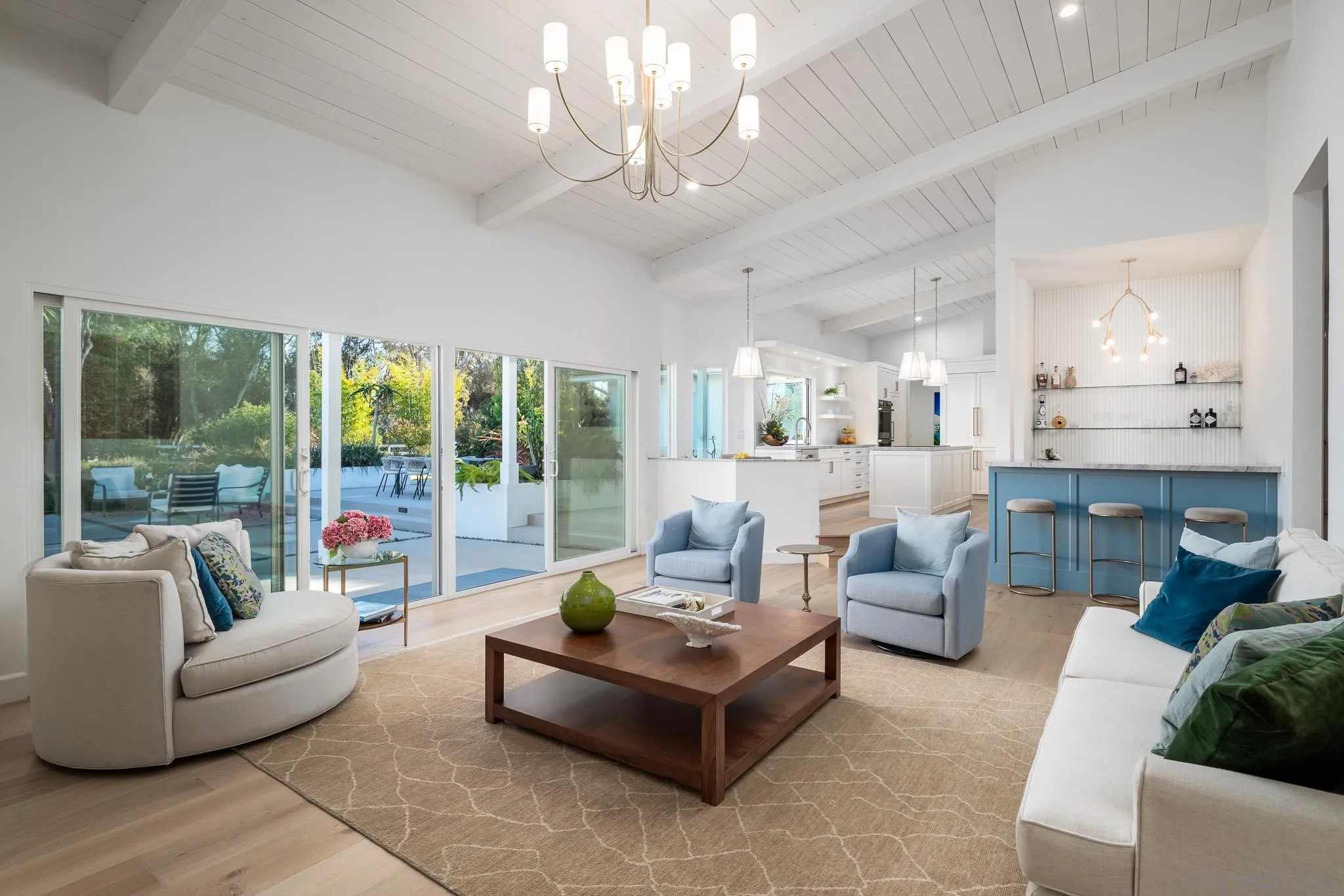 16039 Via Del Alba Rancho Santa Fe, CA 92067 - Photo 18 of 56 a living room with furniture and a large window