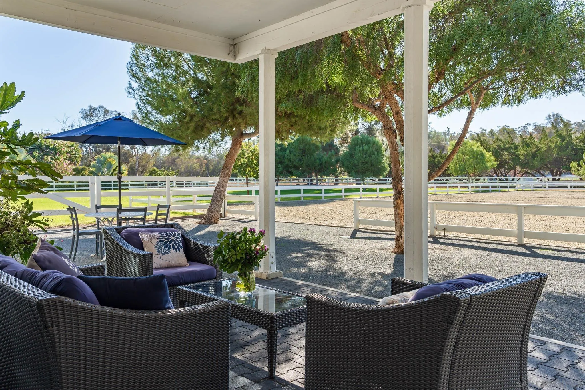 16039 Via Del Alba Rancho Santa Fe, CA 92067 - Photo 44 of 56 a view of an outdoor sitting area with furniture