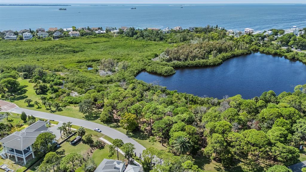Seaview Drive Palm Harbor, FL 34683 - Photo 6 of 24 an aerial view of a house with a yard and lake view