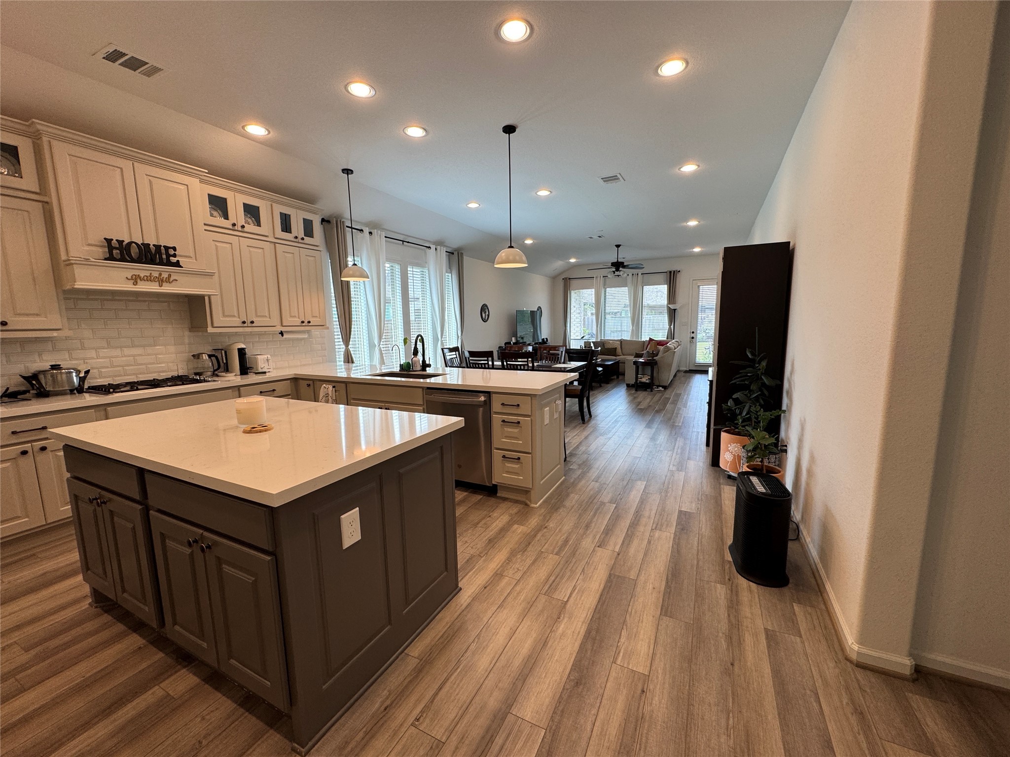 4522 Peloton Road Rosharon, TX 77583 - Photo 6 of 19 a kitchen with a sink appliances and cabinets