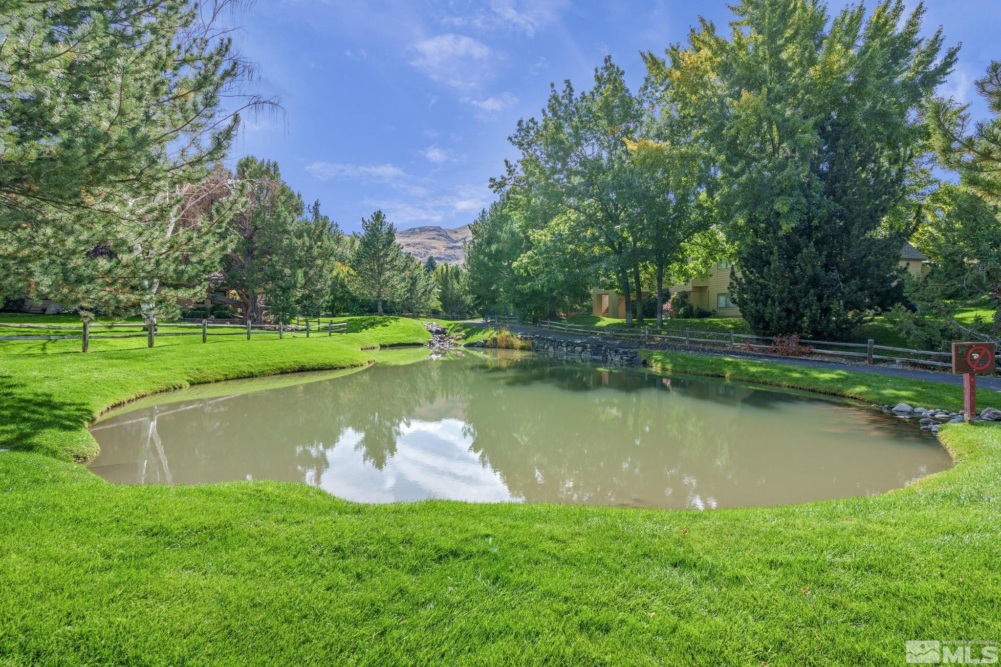 3950 Plateau Road Reno, NV 89519 - Photo 37 of 37 a view of a lake with a yard and large trees
