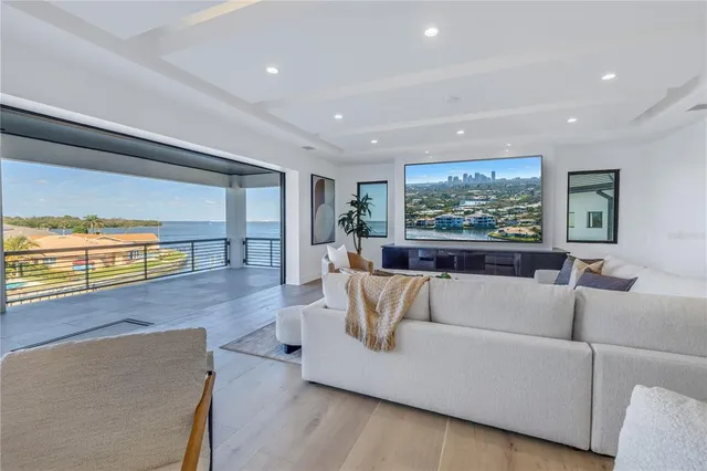 an aerial view of a ocean view