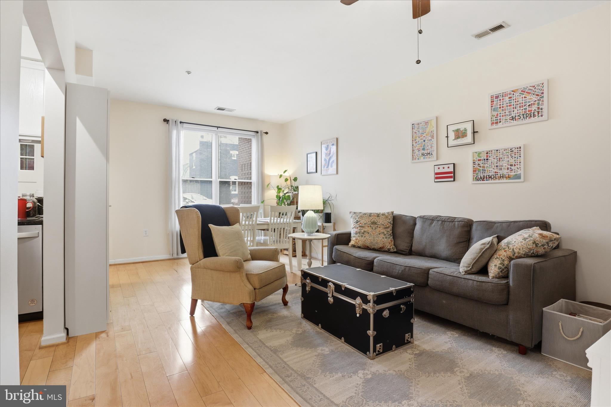 257 14th Street Southeast, Unit B Washington, DC 20003 - Photo 5 of 23 Lots of natural light in the living area