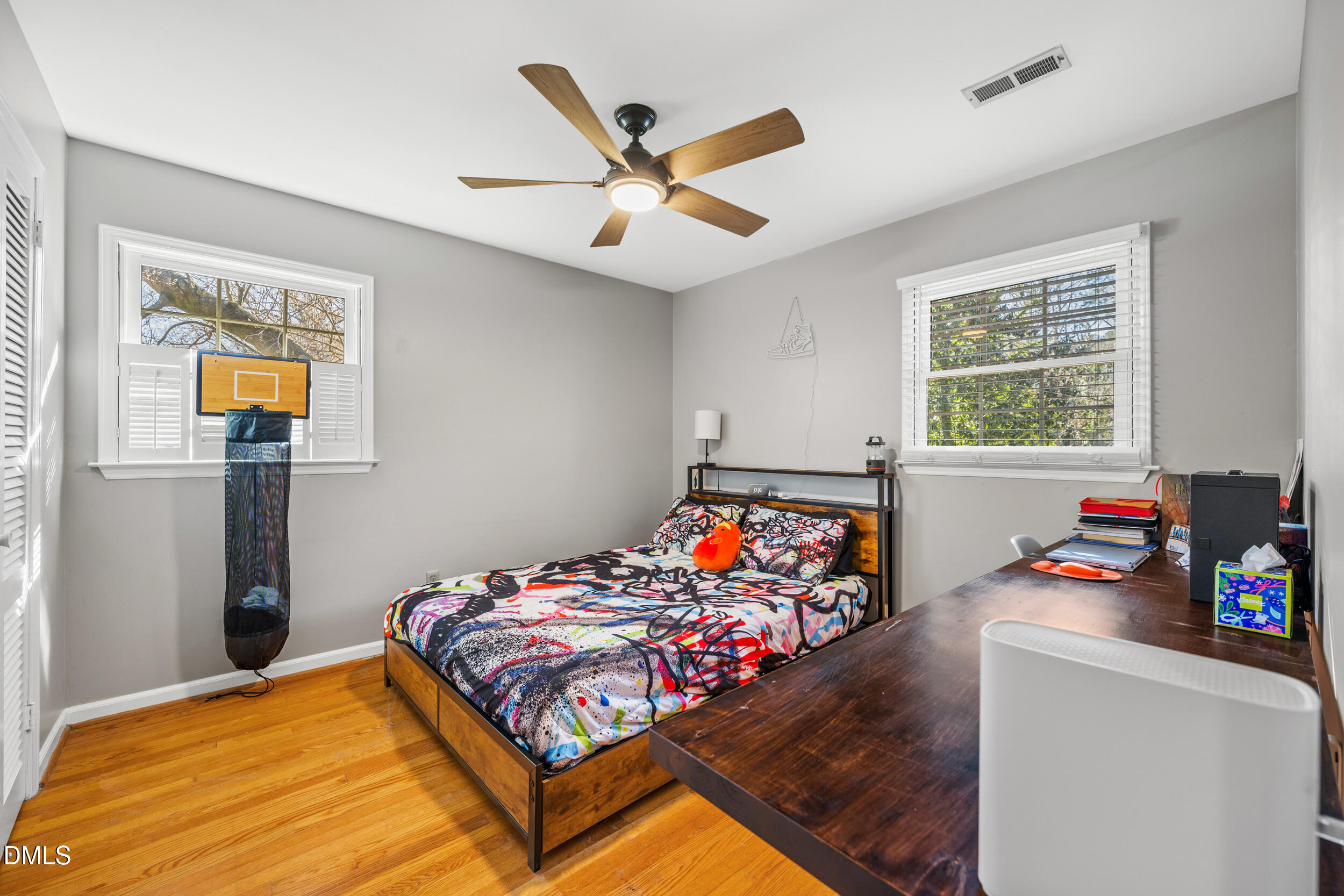 3726 Swift Drive Raleigh, NC 27606 - Photo 25 of 40 a bed room with a bed and a window