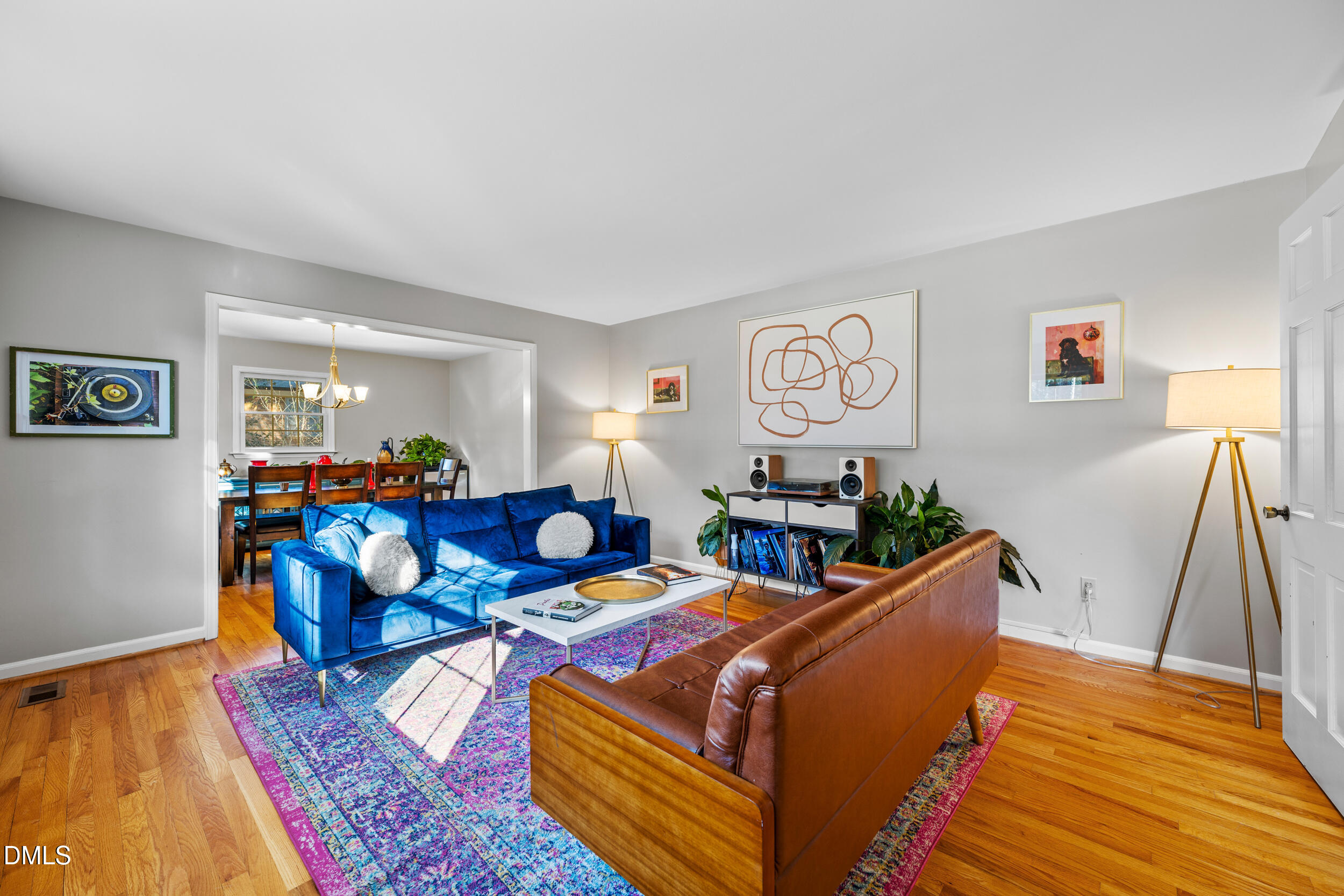 3726 Swift Drive Raleigh, NC 27606 - Photo 5 of 40 a bed room with bed and a couch