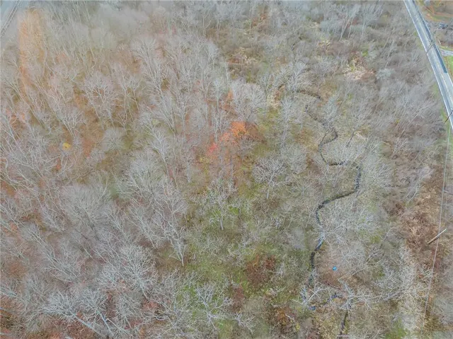 a bird view of a house