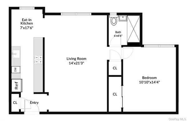 $199,000 | 1273 North Avenue, Unit 1F#8, New Rochelle, NY 10804