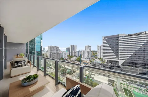 a view of a terrace with chairs