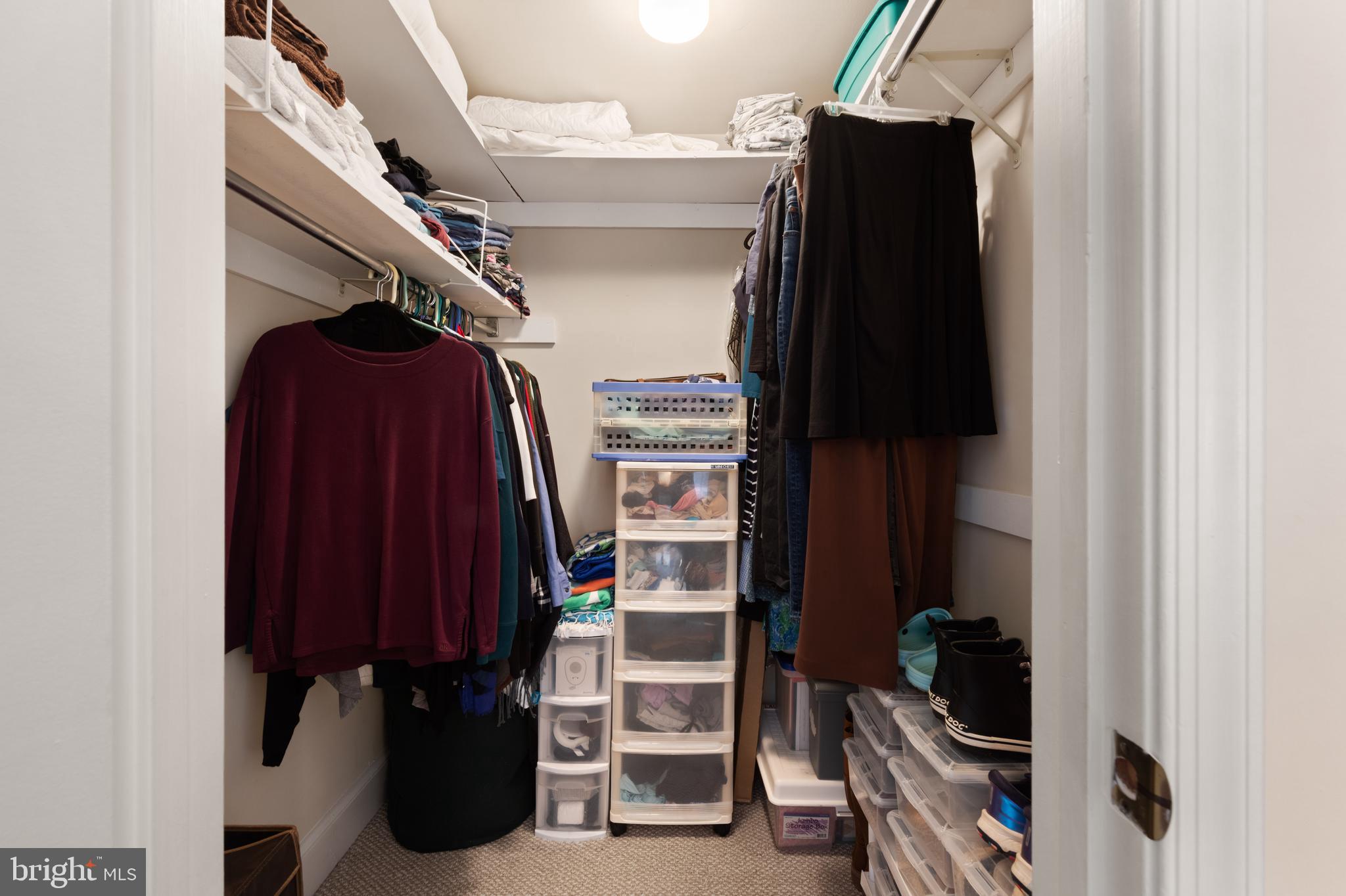 317 10th Street Northeast, Unit 13 Washington, DC 20002 - Photo 23 of 29 a view of walk in closet with clothes and shoes