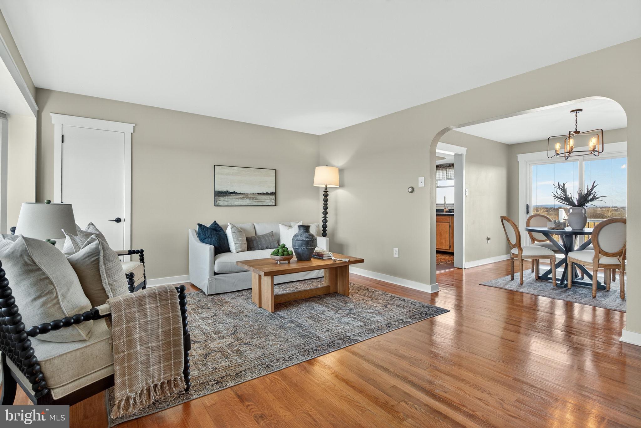 2103 South View Road Lancaster, PA 17602 - Photo 4 of 35 a living room with furniture or wooden floor and a large window