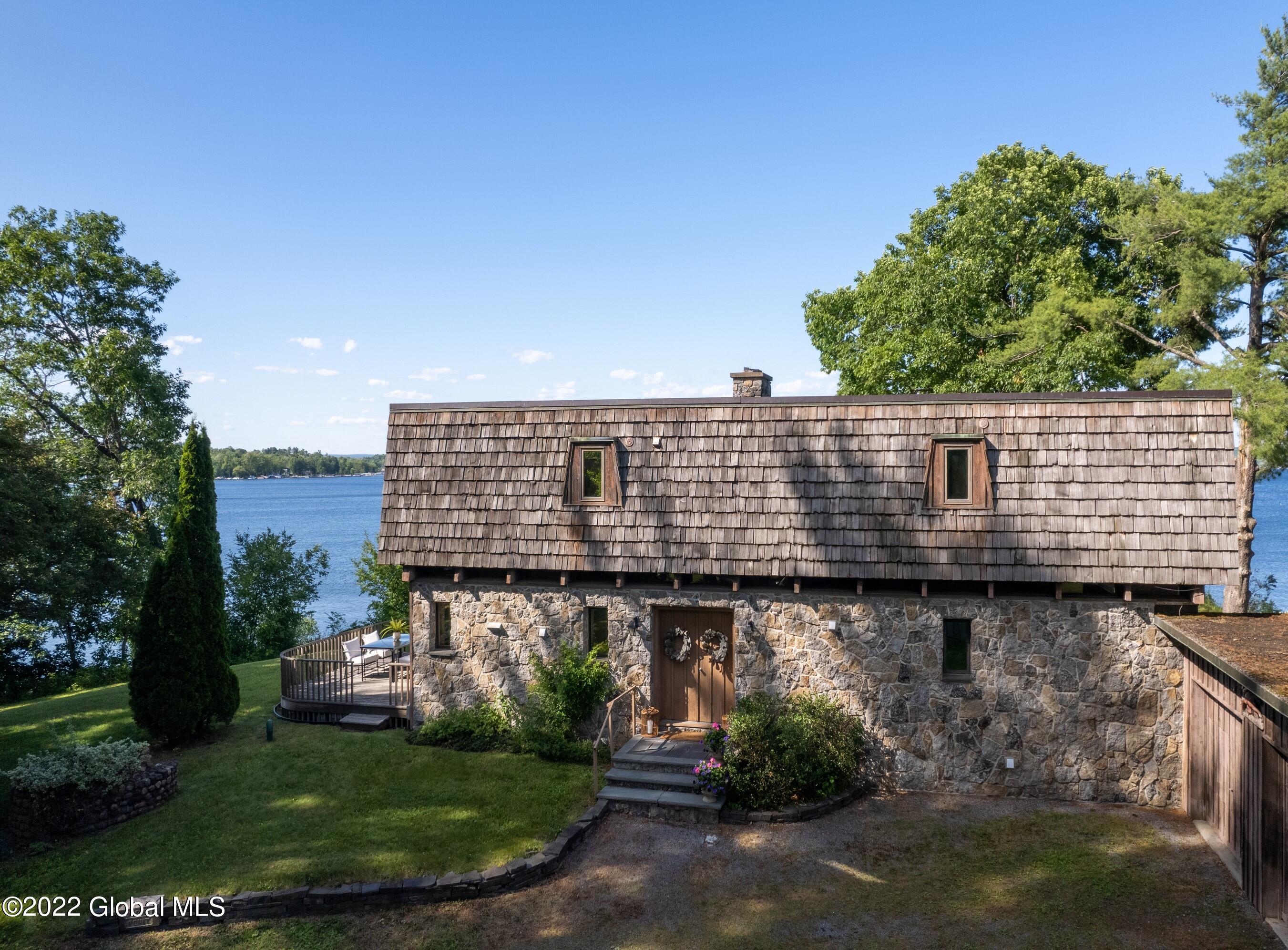 41 Stony Point Road Malta, NY 12020 - Photo 11 of 30 #55 Full Frontal with Lake Cropped