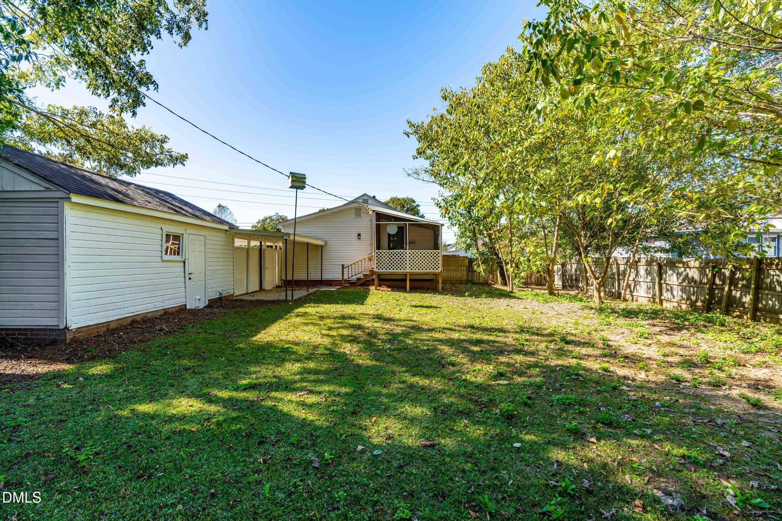 305 North 10th Street Erwin, NC 28339 - Photo 30 of 36 Backyard