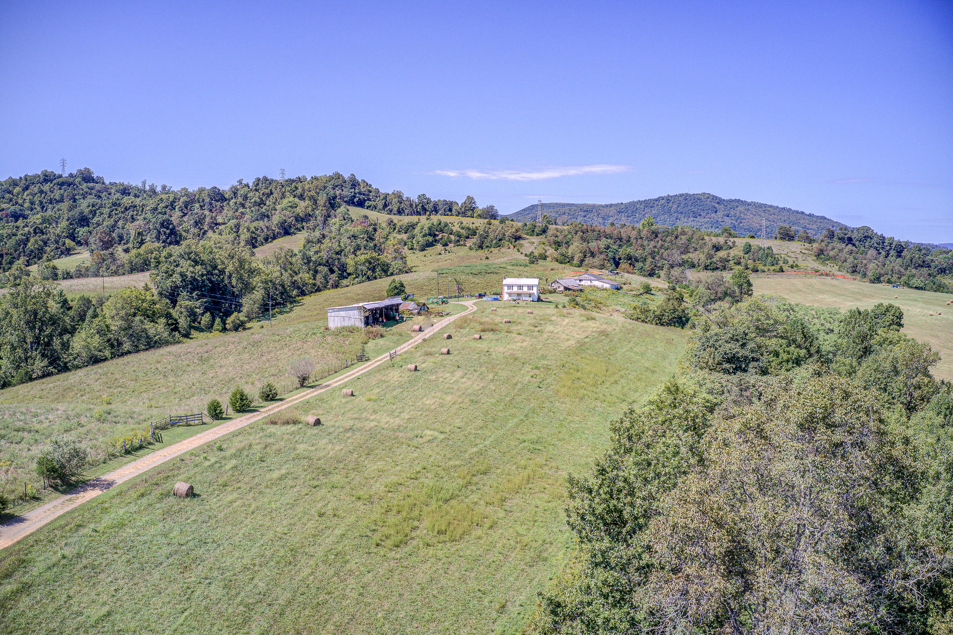 1375 Simmons Mill Road Thaxton, VA 24174 - Photo 14 of 30 a view of a city with mountains in the background