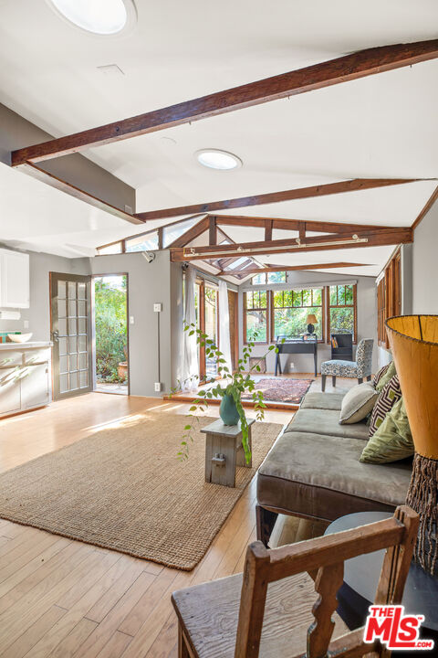 761 Palms Boulevard Venice, CA 90291 - Photo 23 of 26 a room with pool table and large windows