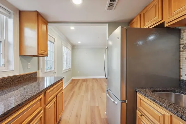 a view of kitchen and utility room