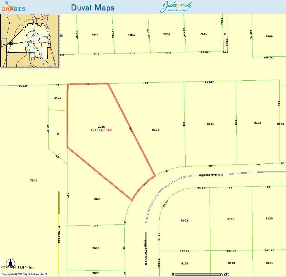 2036 Maracaibo Road Jacksonville, FL 32211 - Photo 31 of 31 COJ GIS Property Parcel