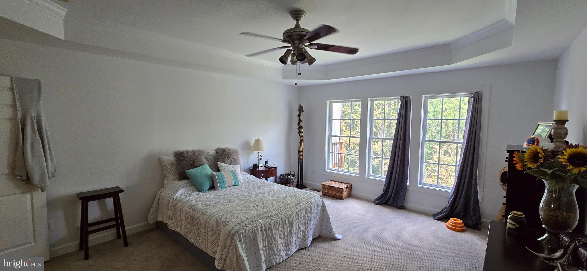 7357 Cluster House Way Gainesville, VA 20155 - Photo 16 of 28 a bed room with a bed and a chandelier
