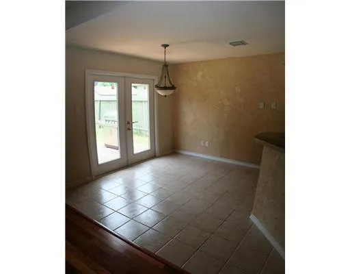 a open living room with a window