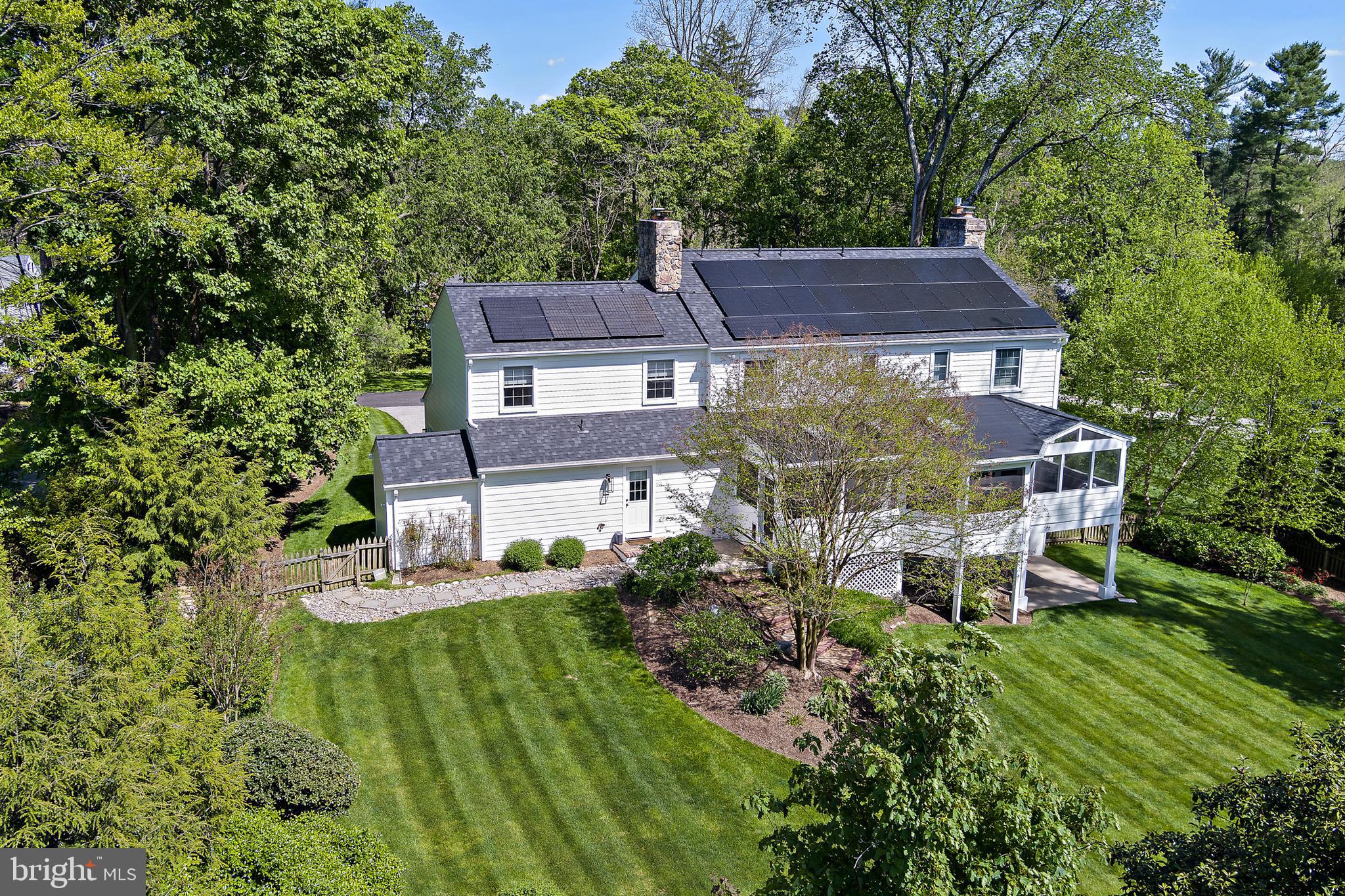 1816 Ruxton Road Baltimore, MD 21204 - Photo 84 of 92 aerial view of a house with a big yard plants and large trees