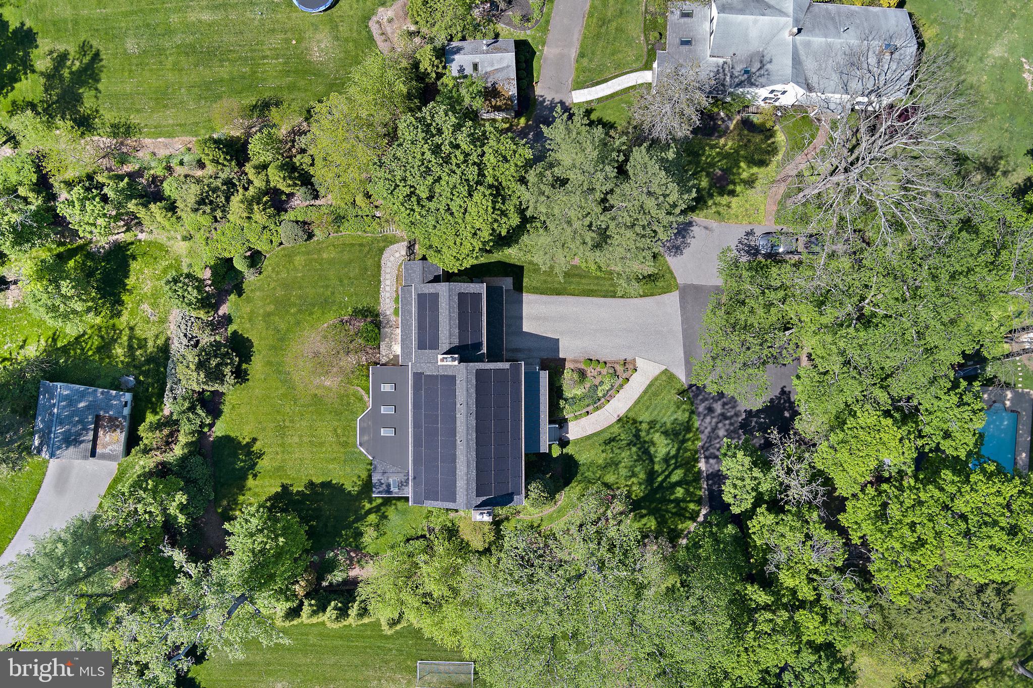 1816 Ruxton Road Baltimore, MD 21204 - Photo 85 of 92 an aerial view of a house with a yard