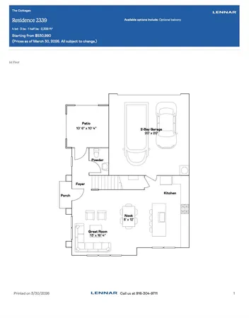 $514,990 | 1133 Bellawood Drive, Galt, CA 95632