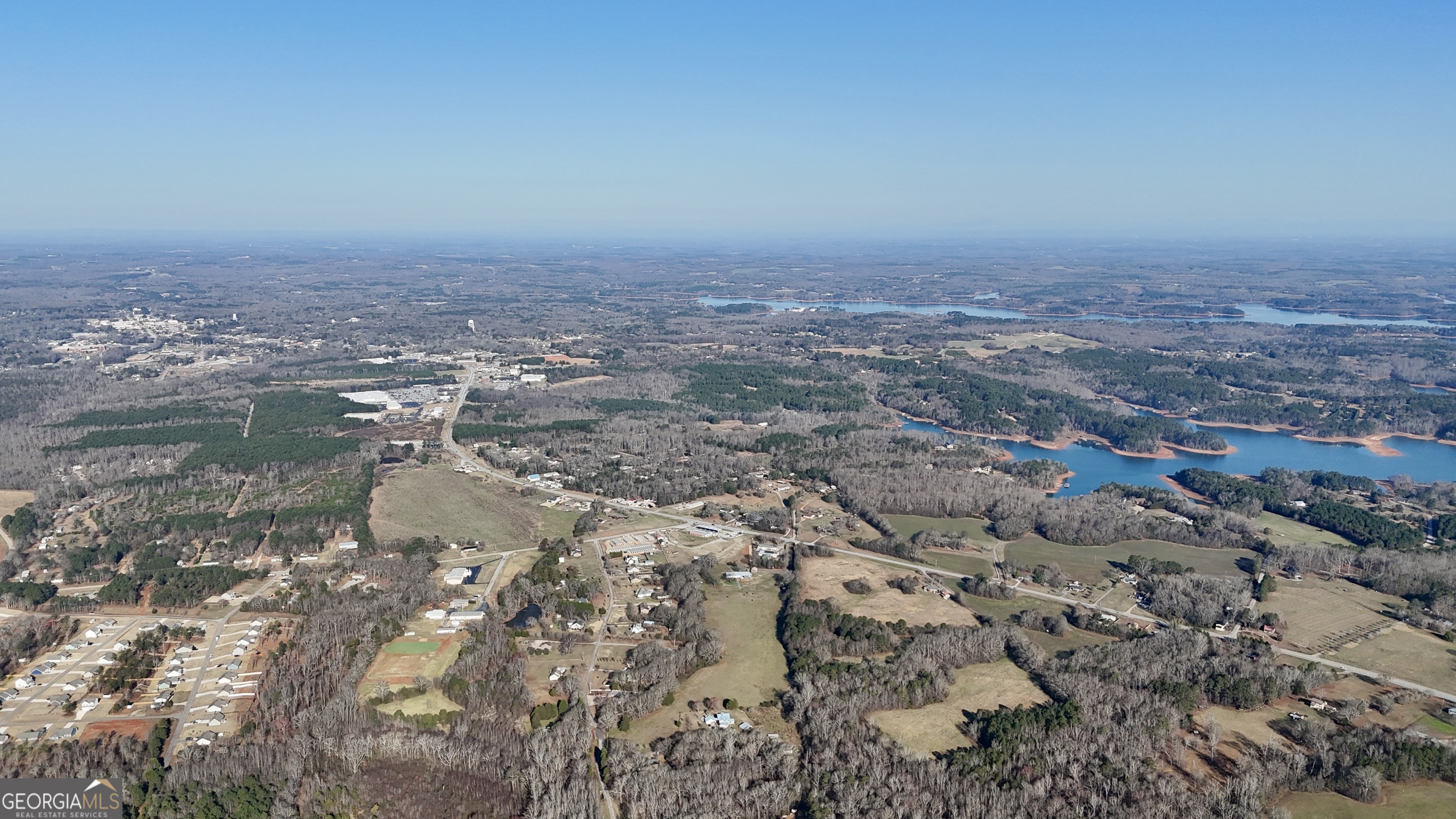 190 Cedar Pond Road Hartwell, GA 30643 - Photo 20 of 22 an aerial view of residential house and covered with trees
