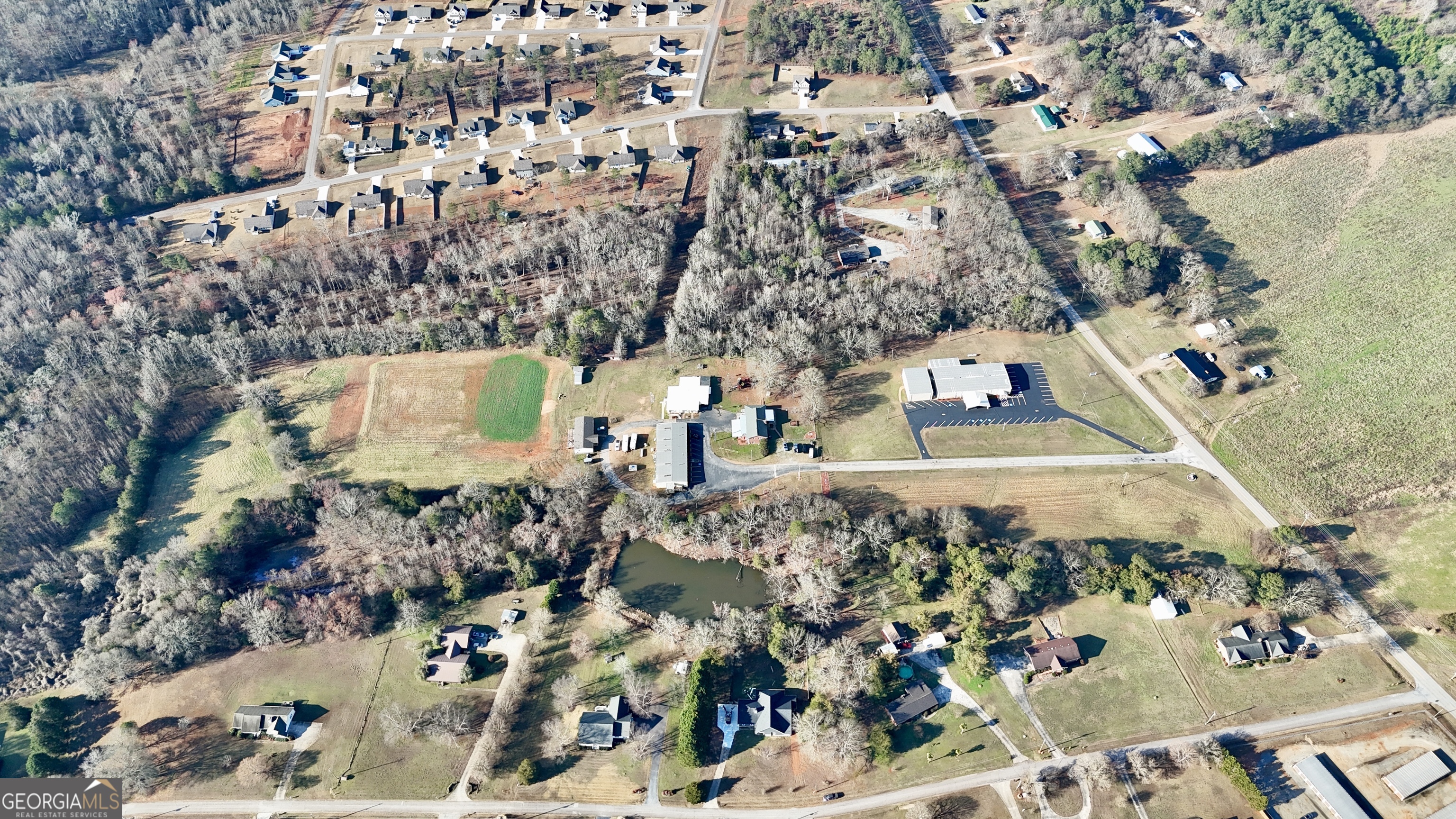 190 Cedar Pond Road Hartwell, GA 30643 - Photo 22 of 22 an aerial view of multiple house with outdoor space