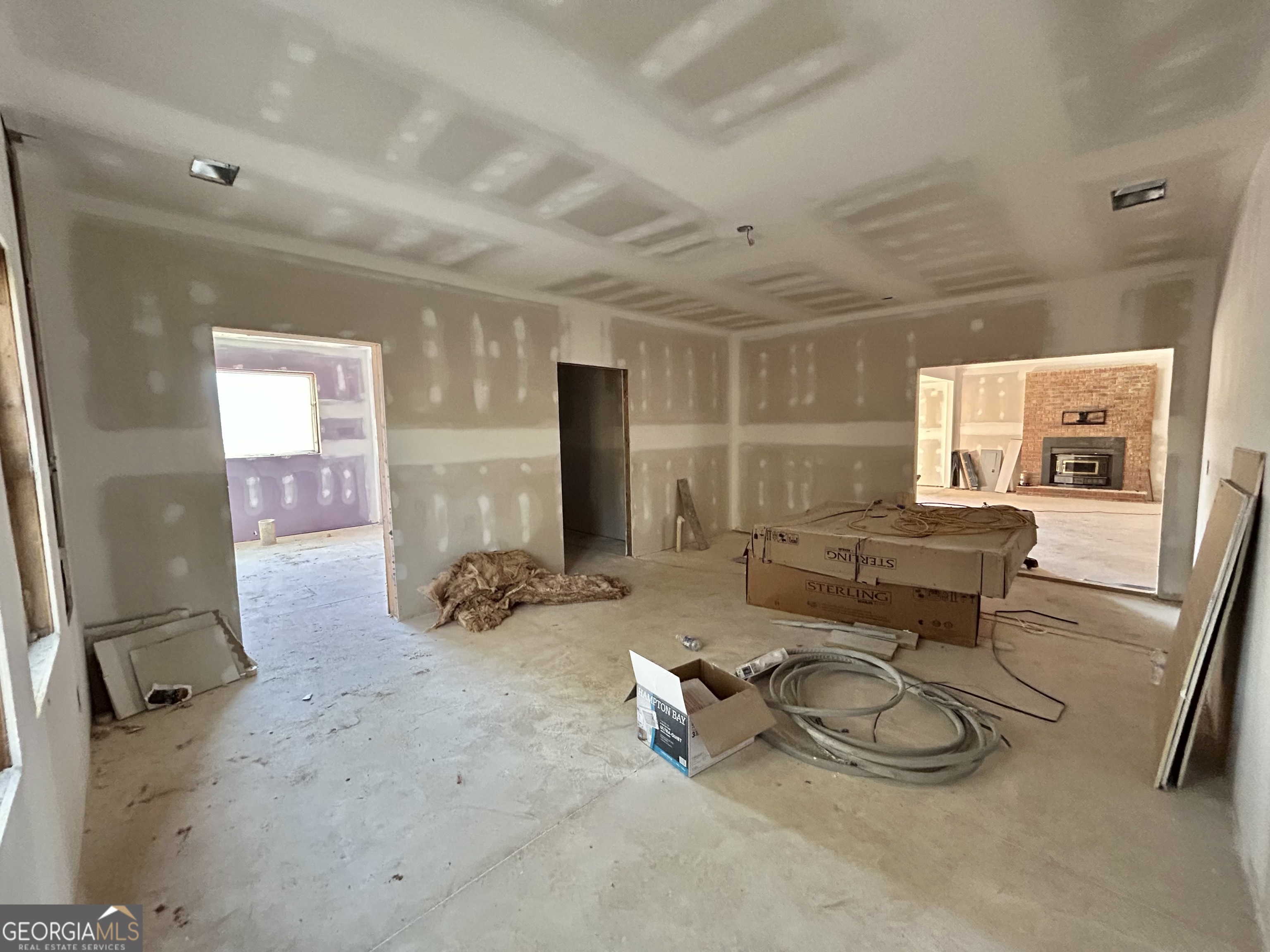 190 Cedar Pond Road Hartwell, GA 30643 - Photo 7 of 22 a room with gym equipment and a large window