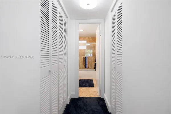 a view of a hallway