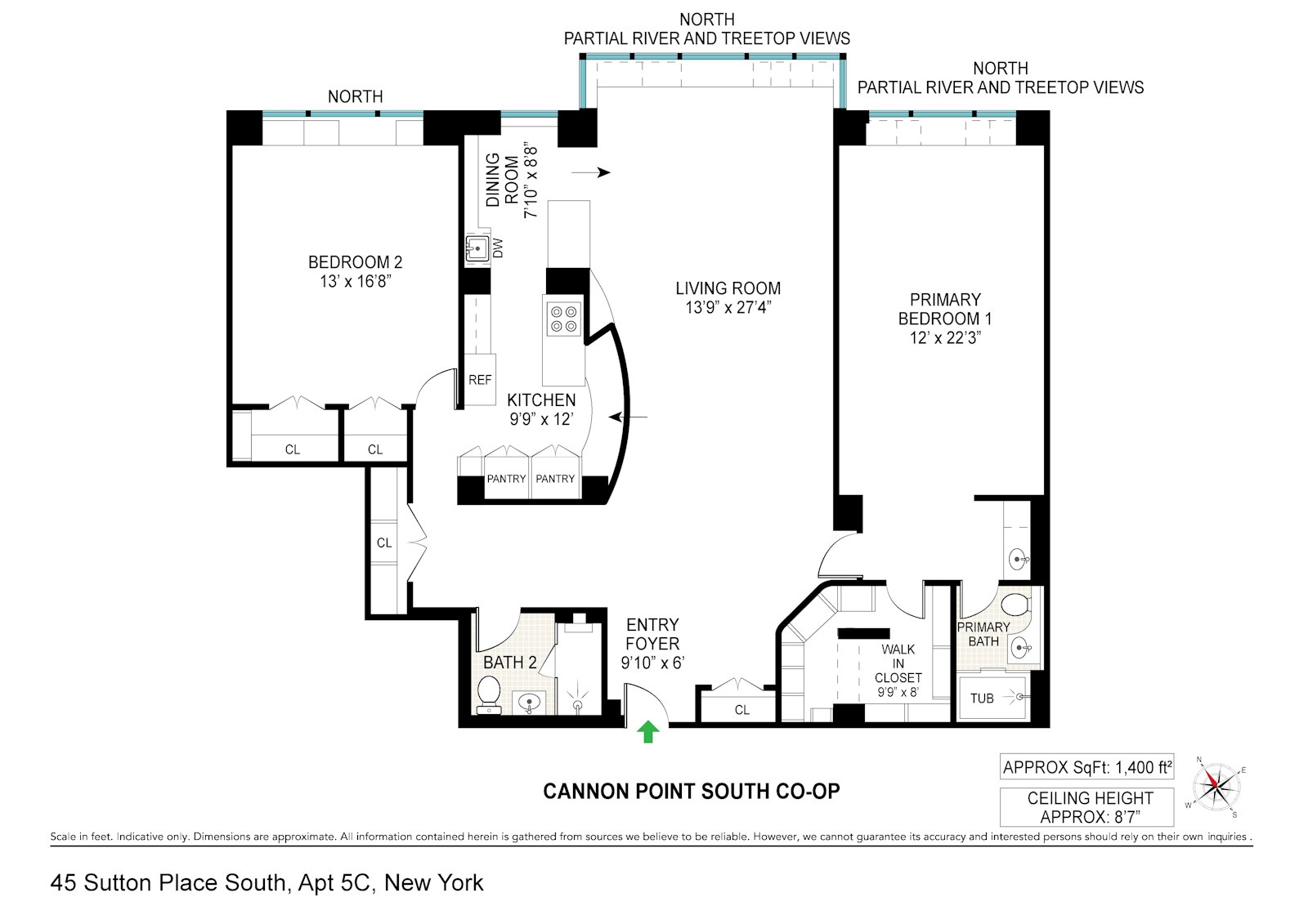 45 Sutton Place South, Unit 5C Manhattan, NY 10022 - Photo 21 of 21