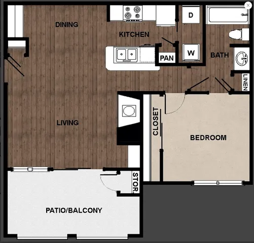 $970 | 1773 Wells Branch Parkway, Unit 1103, Austin, TX 78728