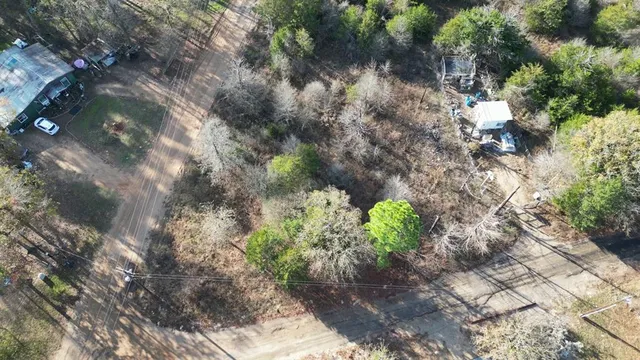 a backyard of a house with a lot of flower plants and tree